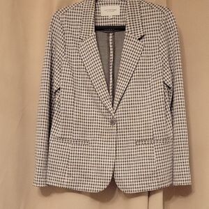 Liverpool Women's Houndstooth Blazer - Black and White